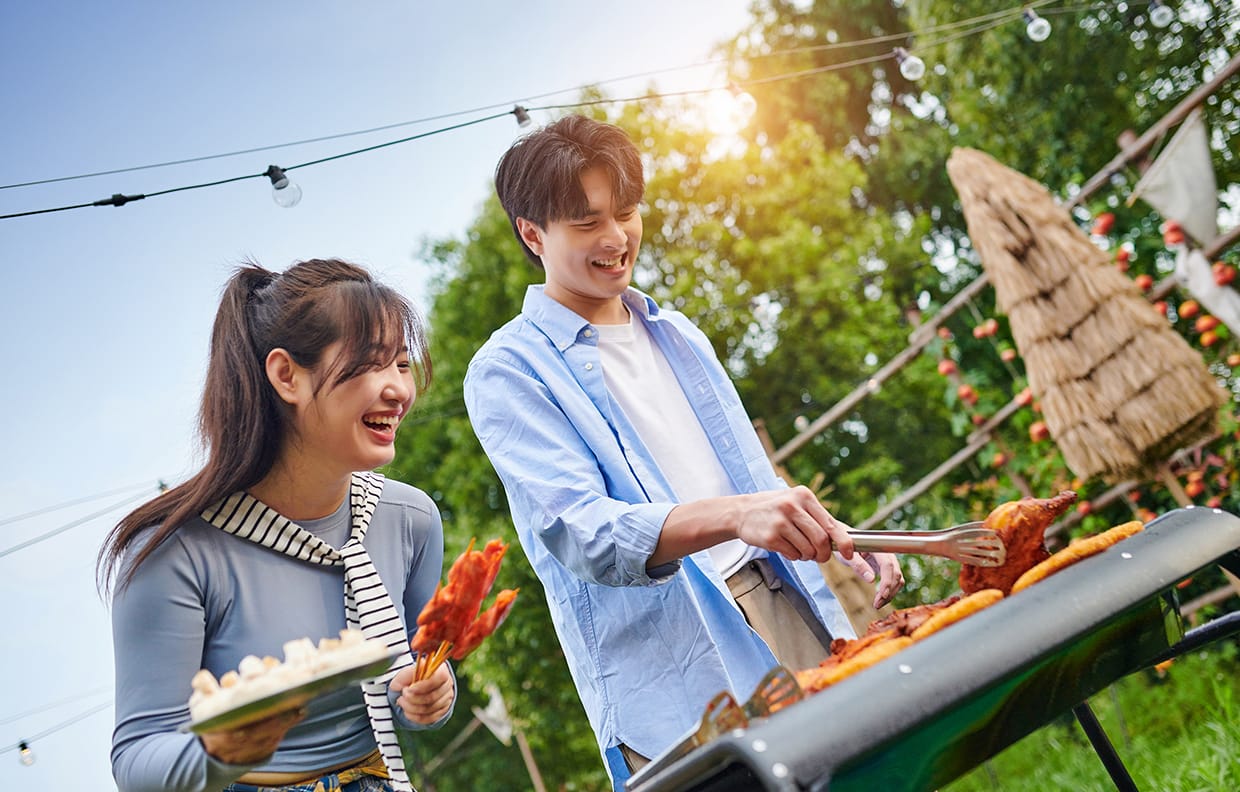 日帰りも宿泊も手ぶらBBQで気楽に
