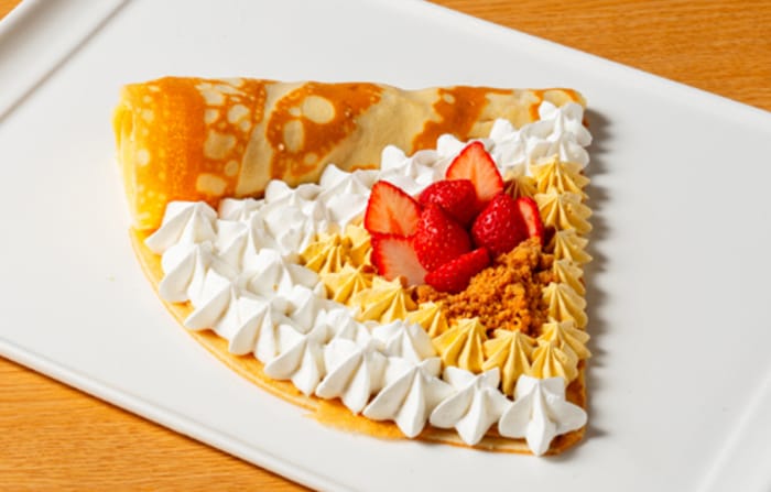 ストロベリーカスタードクレープ