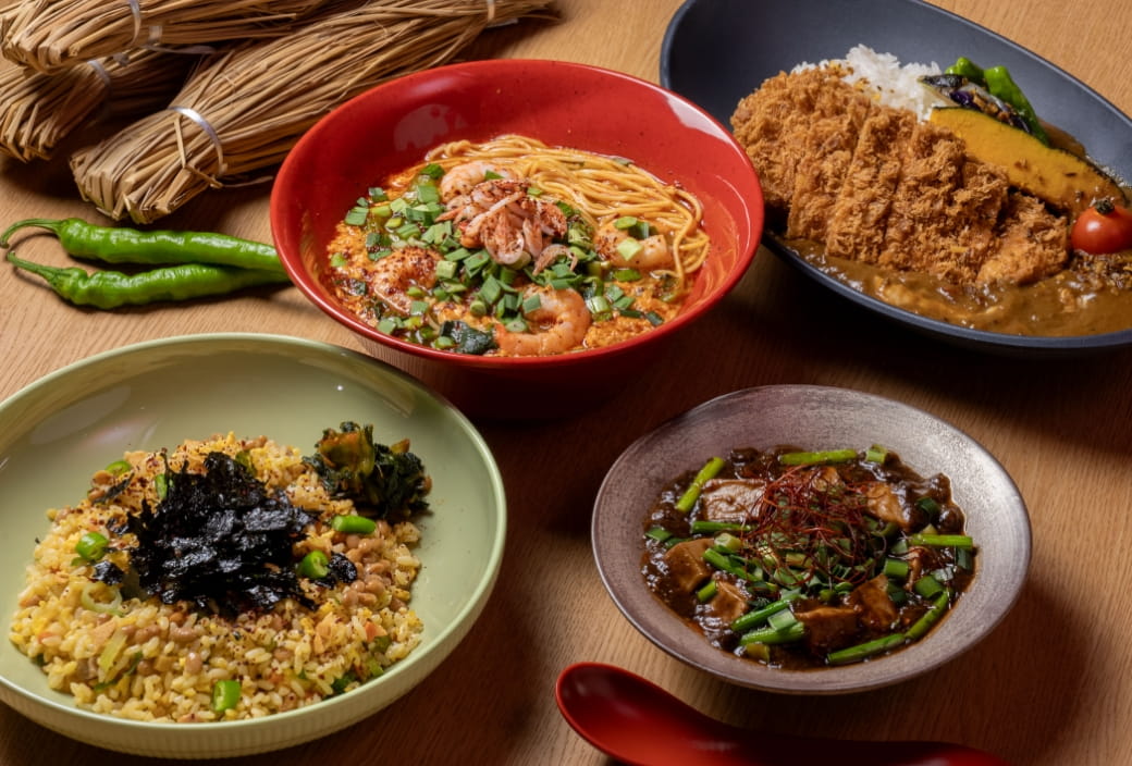 りんねの湯料理集合写真